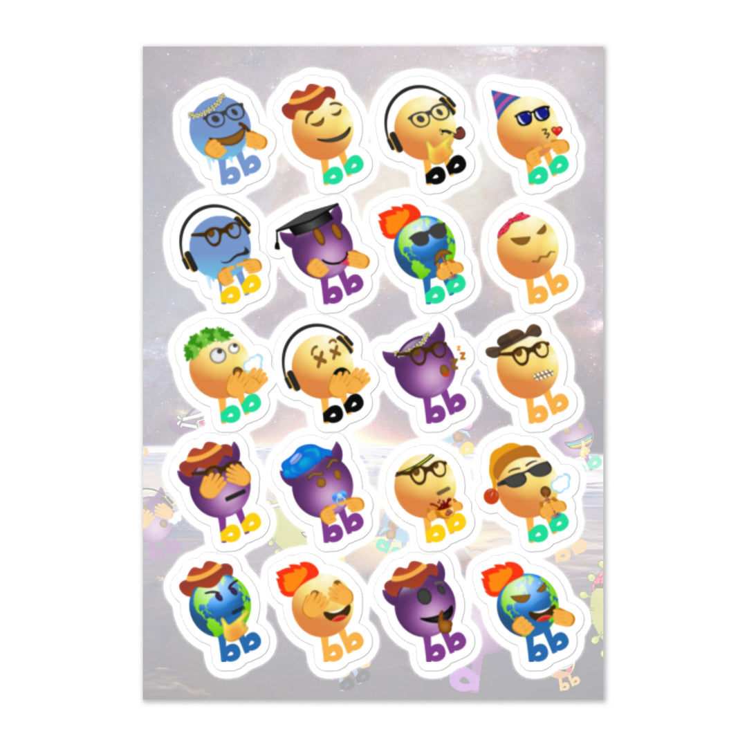 Megabb Buddy Stickers - Emojibb