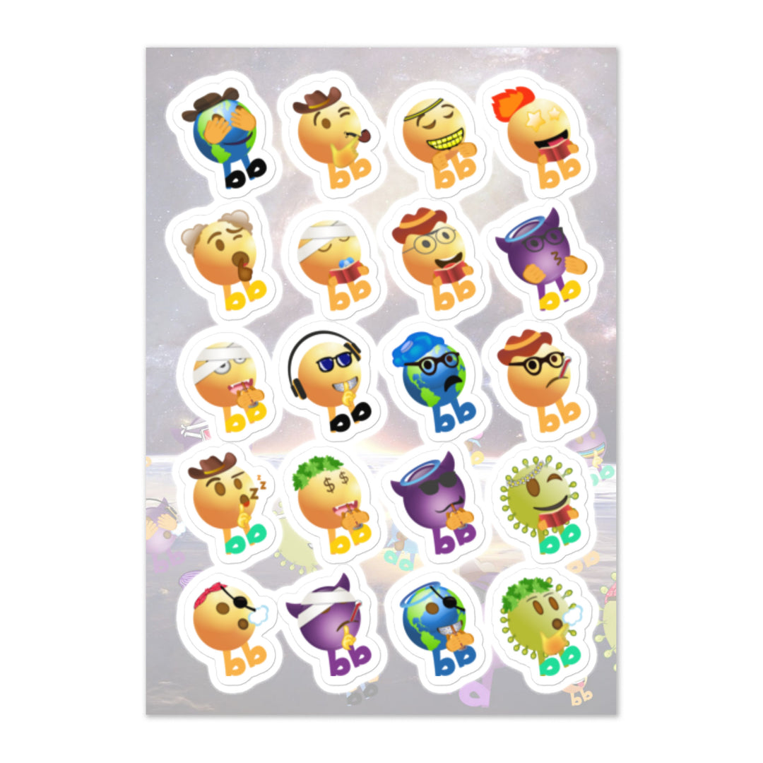 Megabb Buddy Stickers - Emojibb