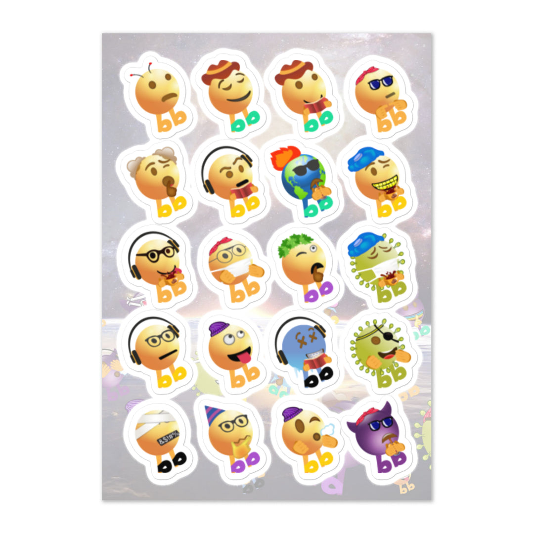 Megabb Buddy Stickers - Emojibb