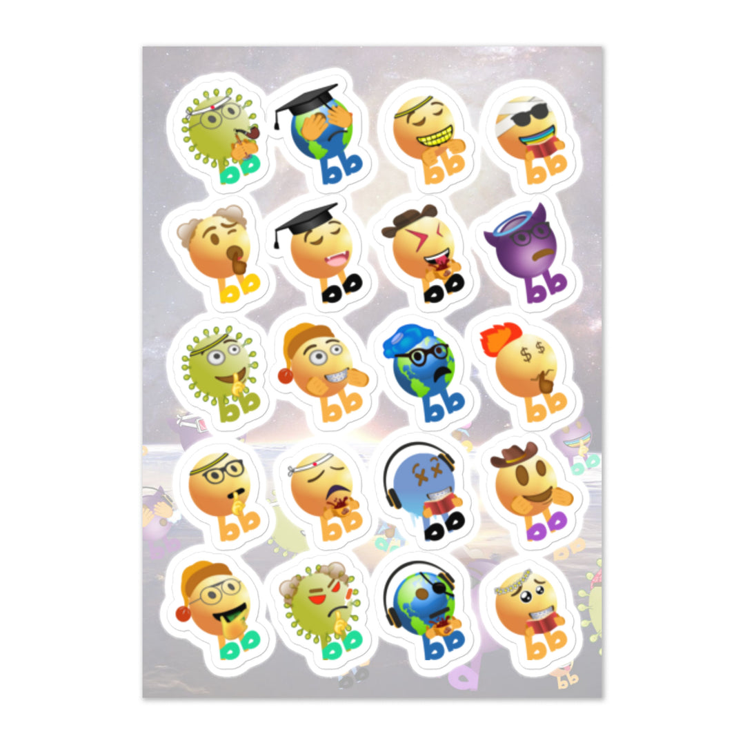 Megabb Buddy Stickers - Emojibb