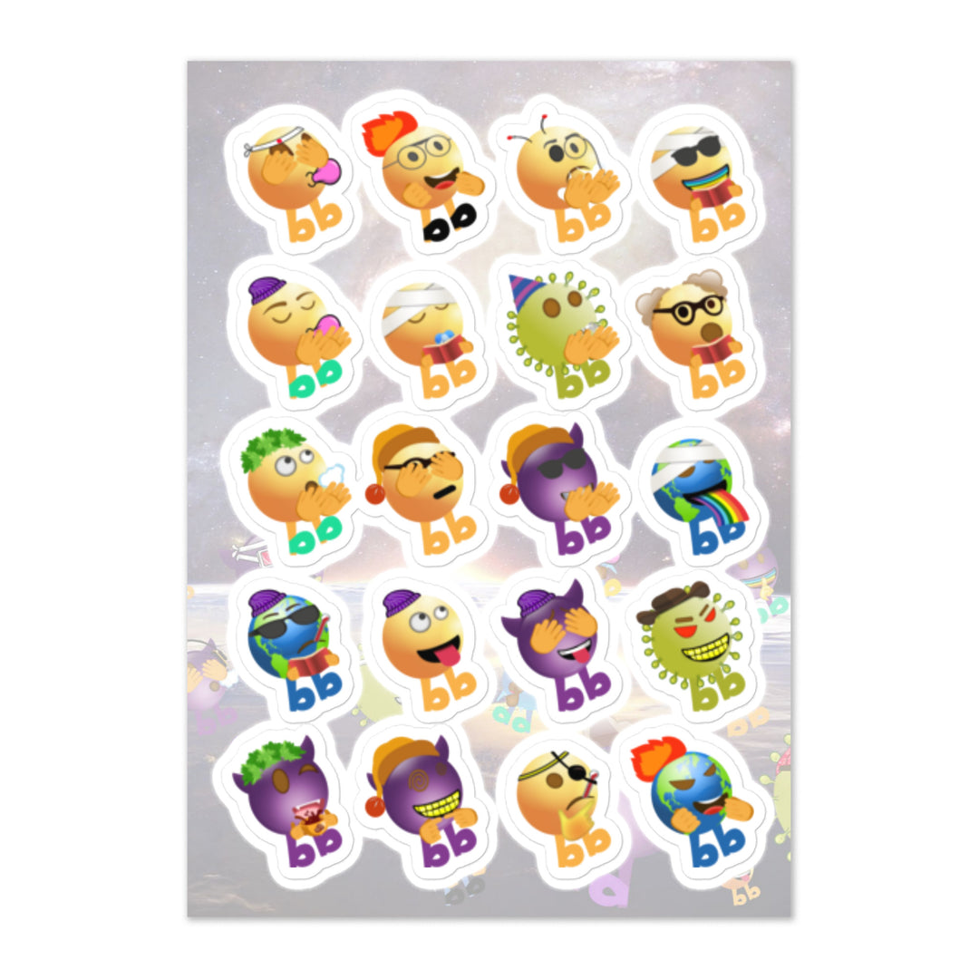 Megabb Buddy Stickers - Emojibb