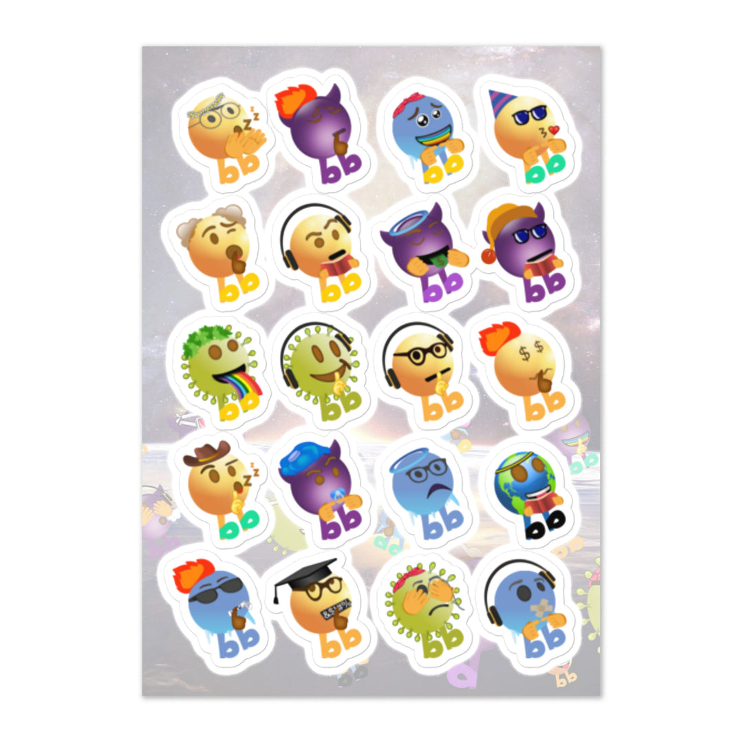 Megabb Buddy Stickers - Emojibb