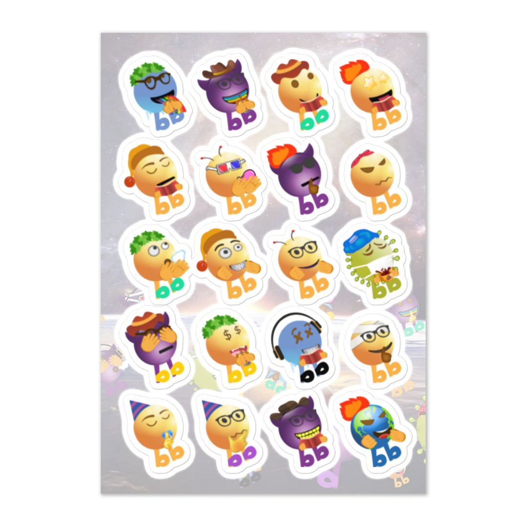 Megabb Buddy Stickers - Emojibb