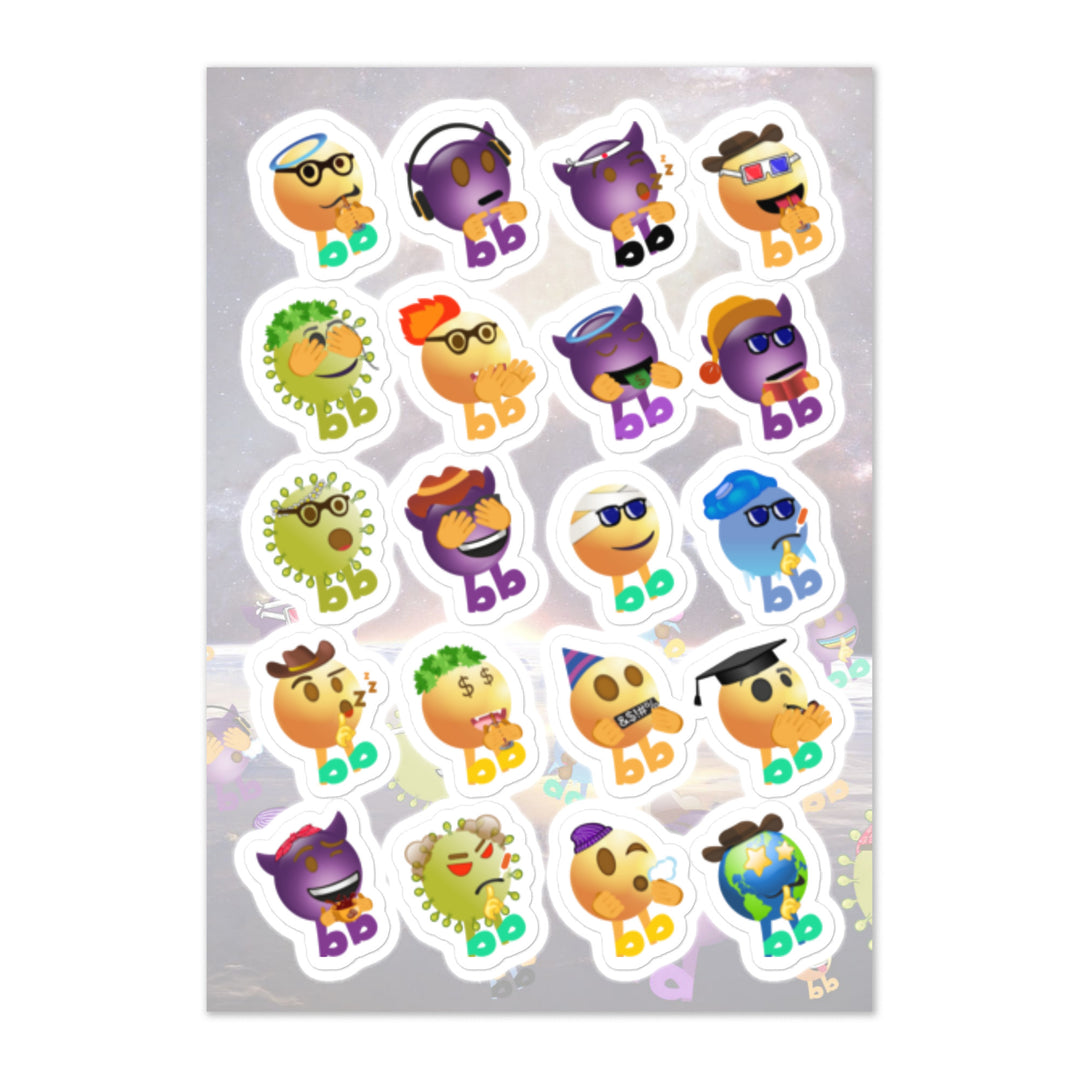 Megabb Buddy Stickers - Emojibb
