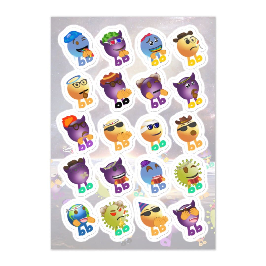 Megabb Buddy Stickers - Emojibb