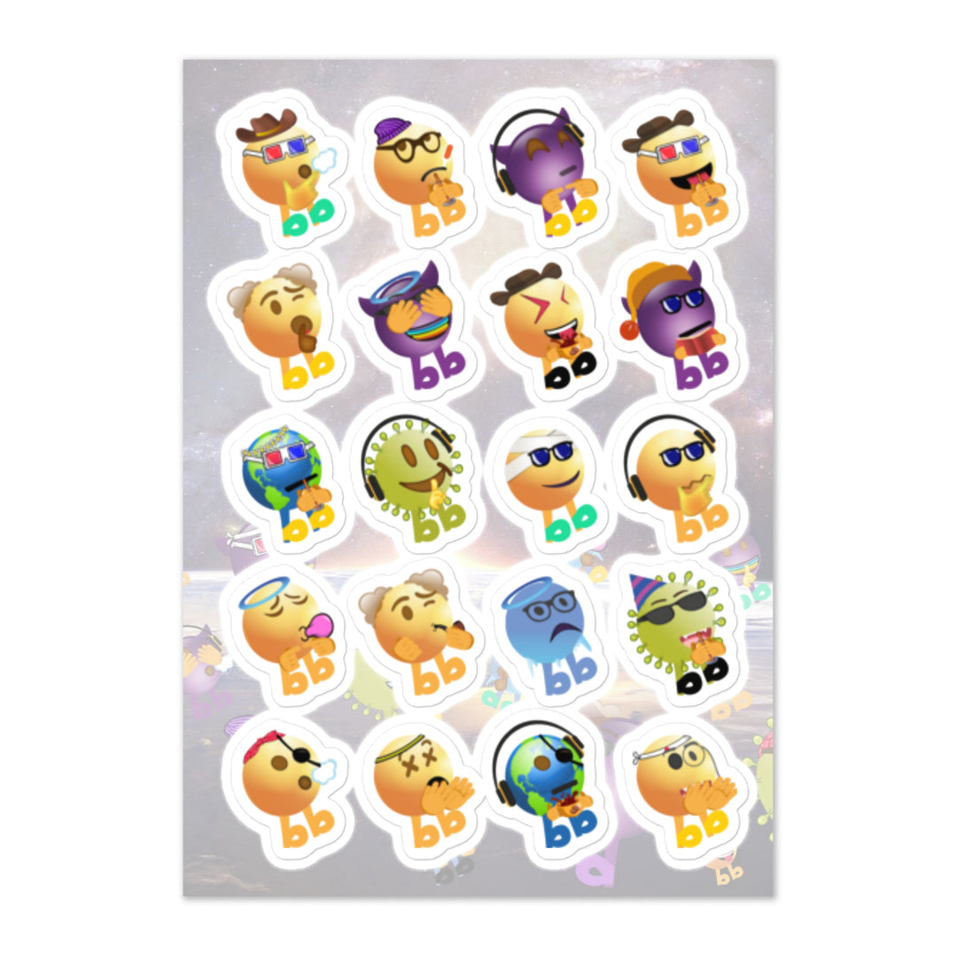 Megabb Buddy Stickers - Emojibb