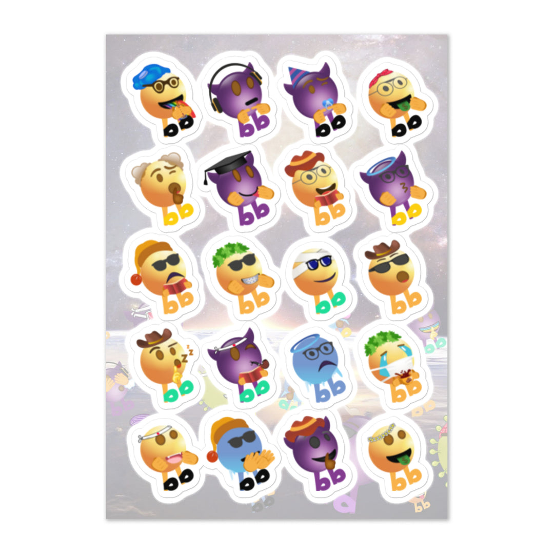 Megabb Buddy Stickers - Emojibb