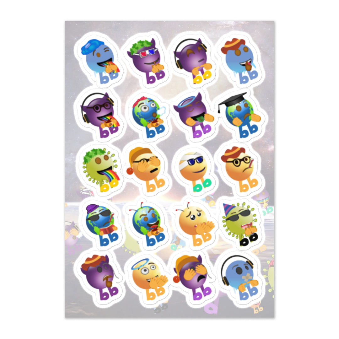 Megabb Buddy Stickers - Emojibb