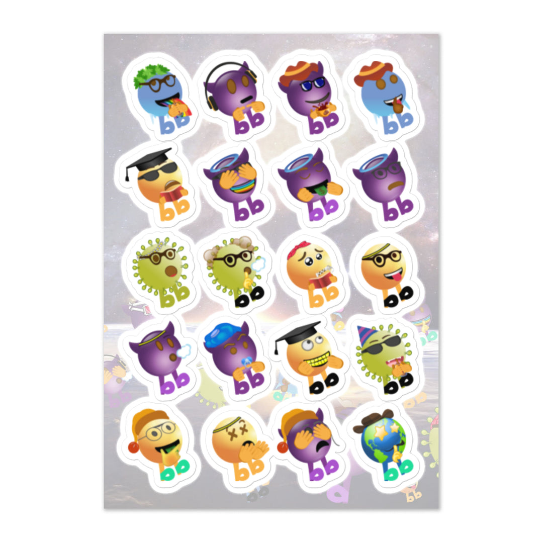 Megabb Buddy Stickers - Emojibb