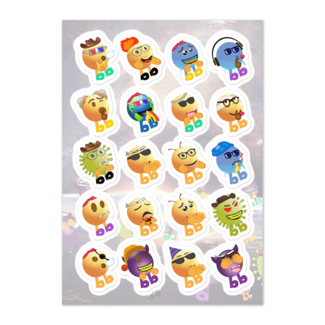 Megabb Buddy Stickers - Emojibb