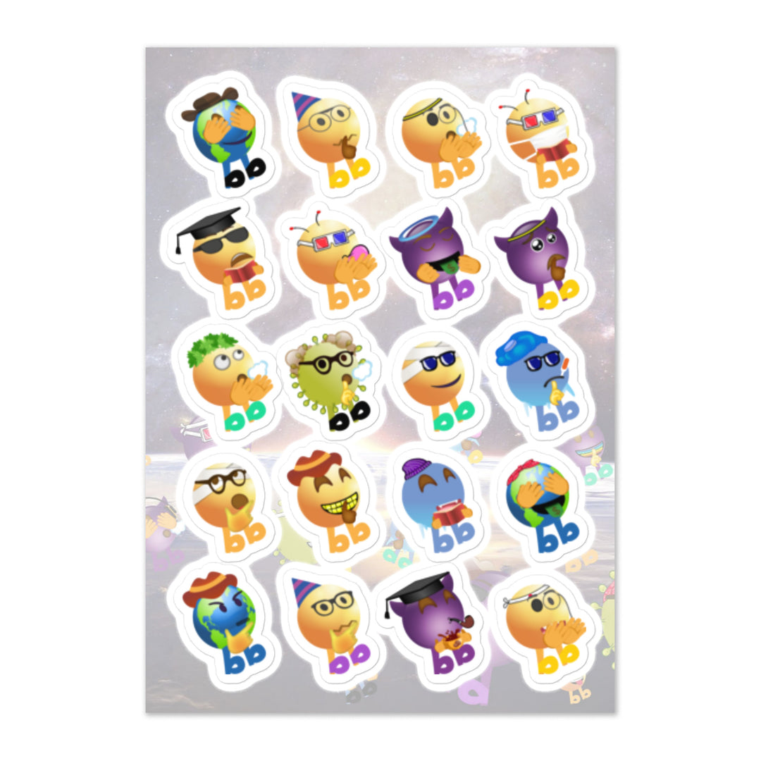 Megabb Buddy Stickers - Emojibb