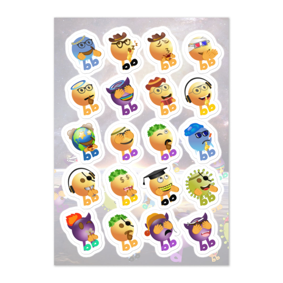 Megabb Buddy Stickers - Emojibb