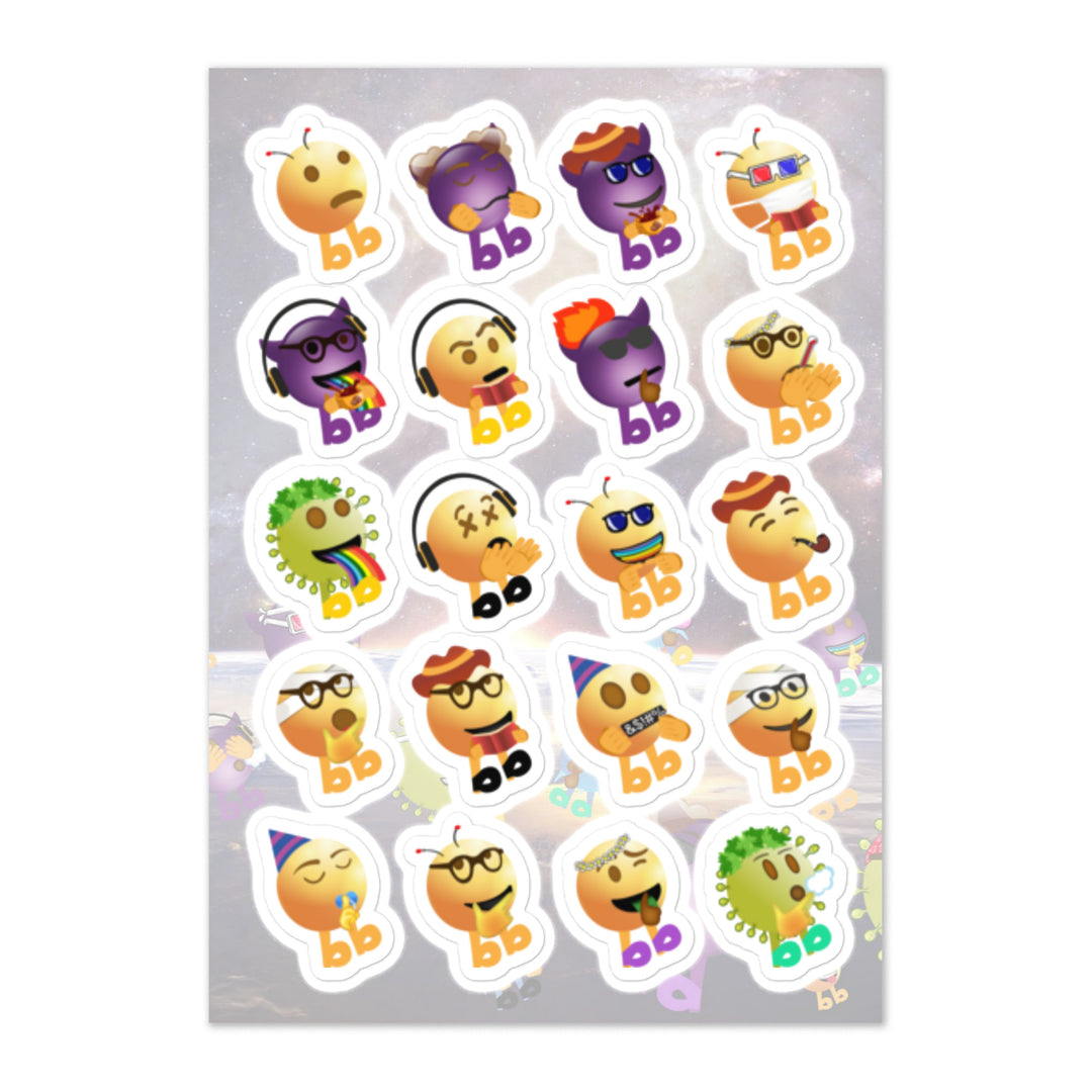 Megabb Buddy Stickers - Emojibb