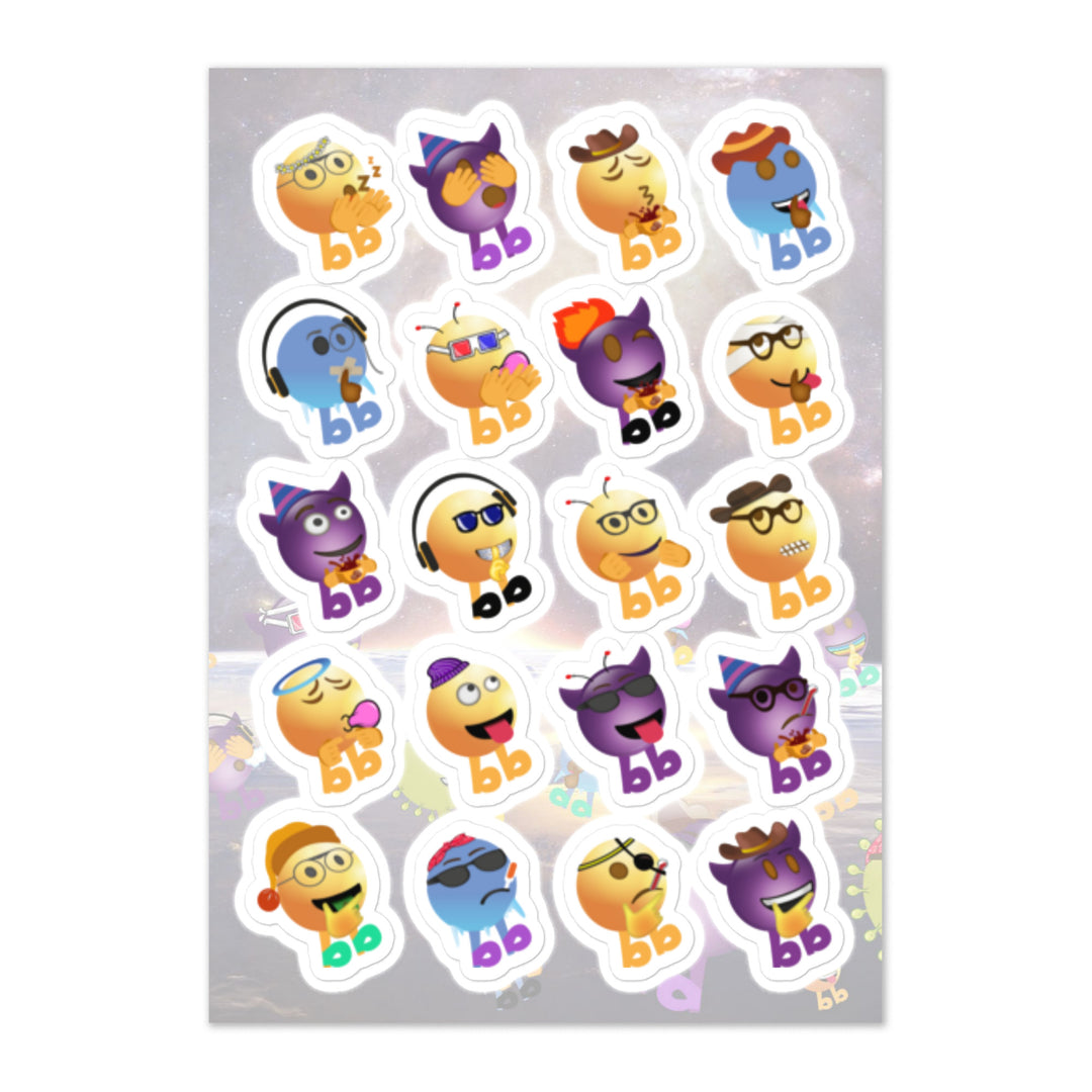 Megabb Buddy Stickers - Emojibb