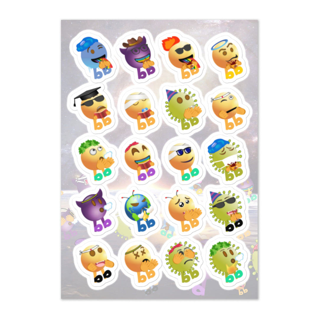 Megabb Buddy Stickers - Emojibb