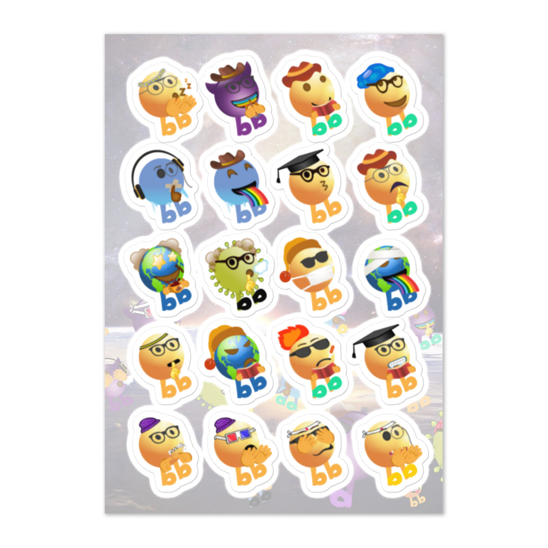 Megabb Buddy Stickers - Emojibb