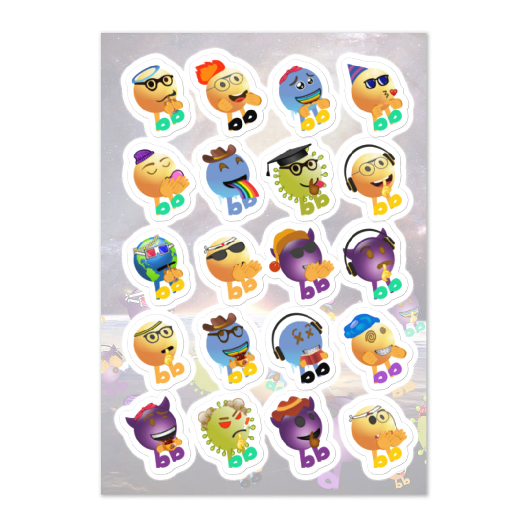 Megabb Buddy Stickers - Emojibb