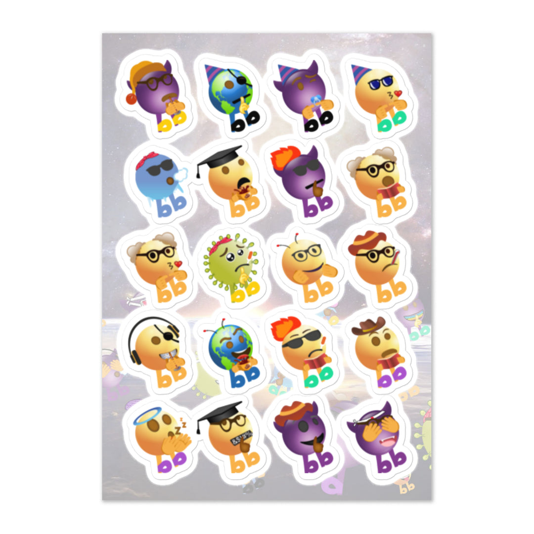 Megabb Buddy Stickers - Emojibb