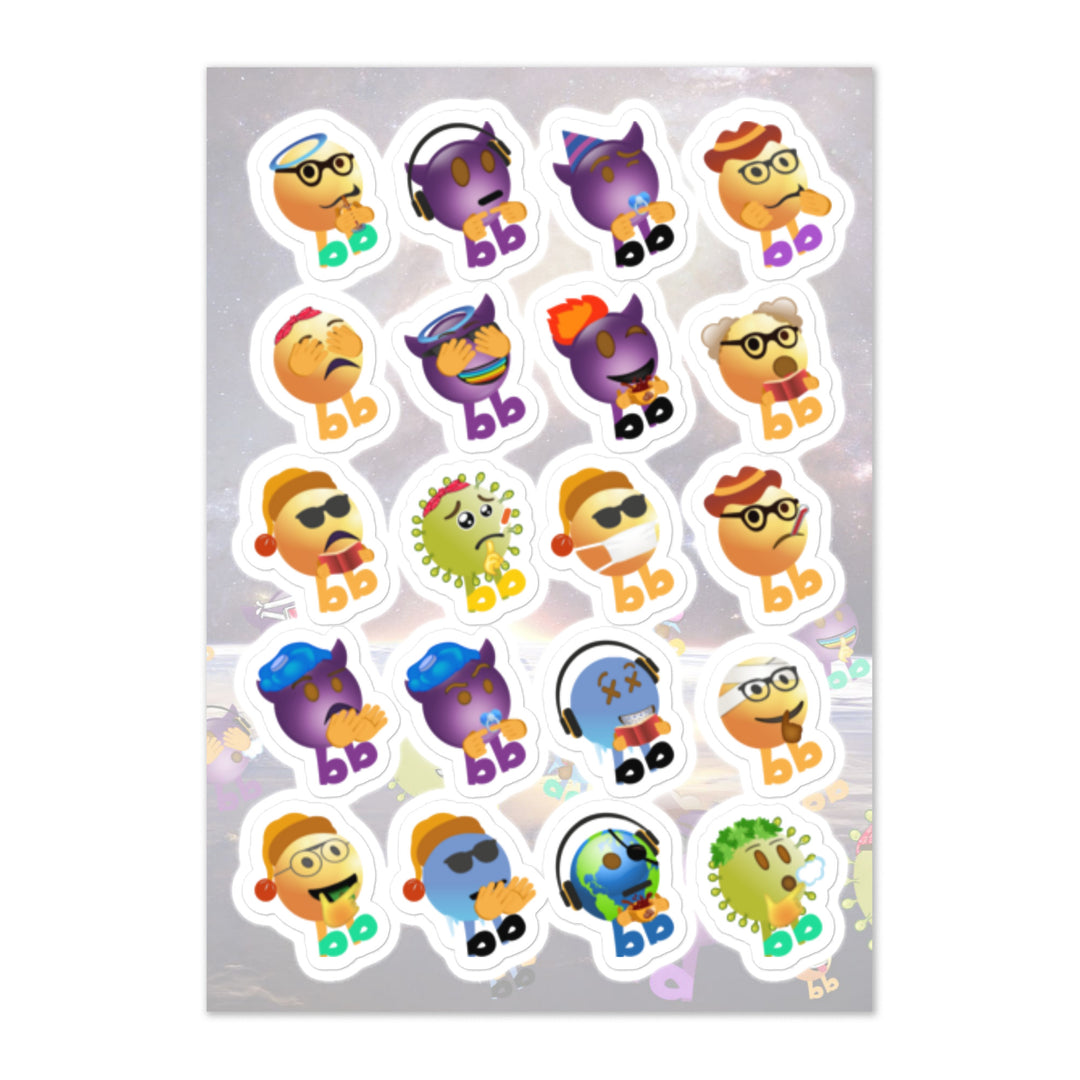 Megabb Buddy Stickers - Emojibb