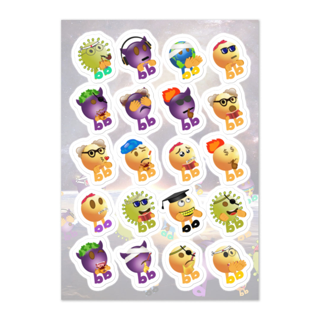 Megabb Buddy Stickers - Emojibb