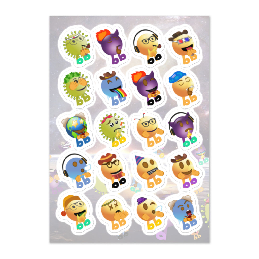 Megabb Buddy Stickers - Emojibb