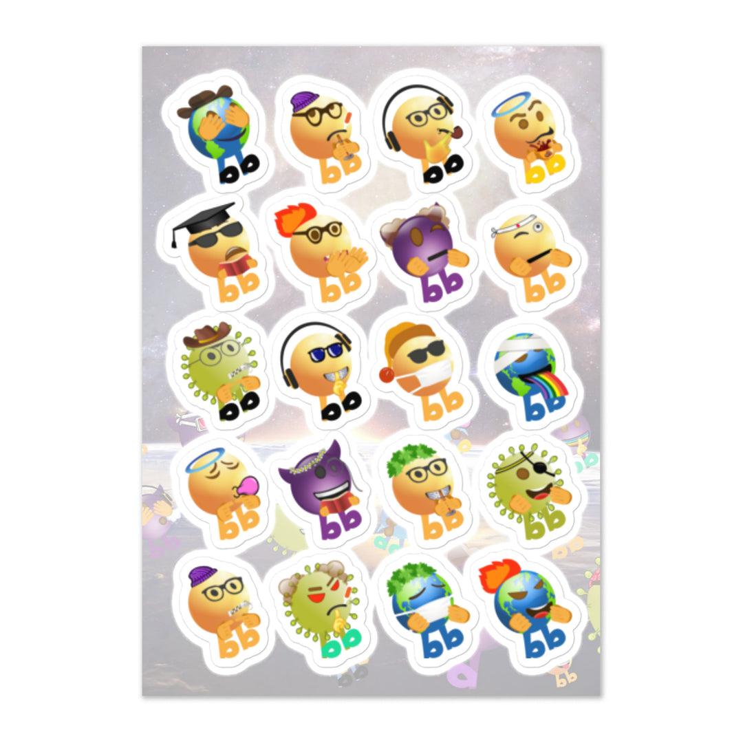 Megabb Buddy Stickers - Emojibb