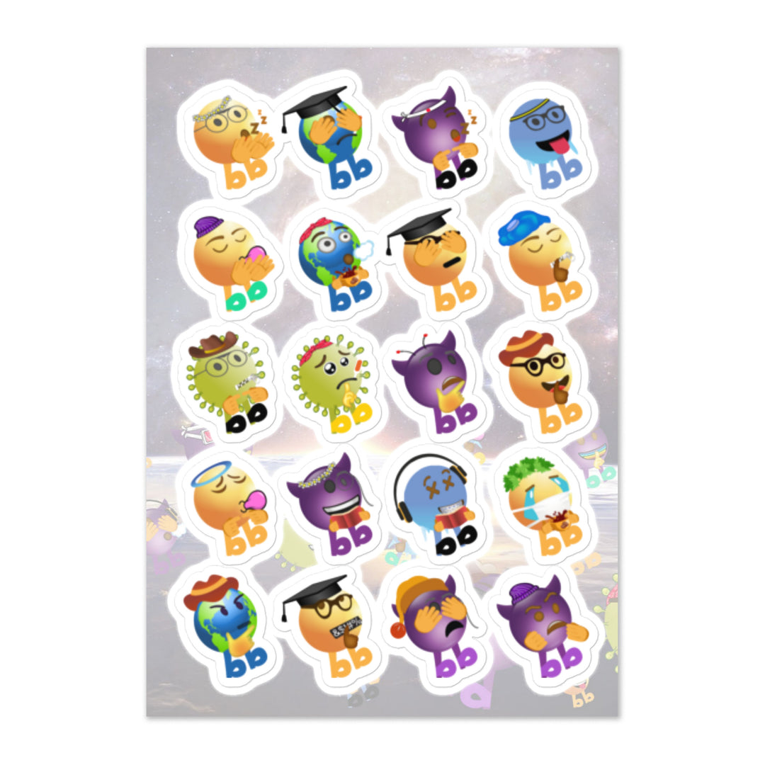 Megabb Buddy Stickers - Emojibb