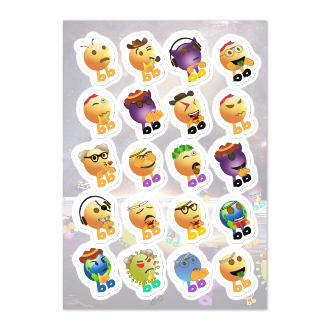 Megabb Buddy Stickers - Emojibb