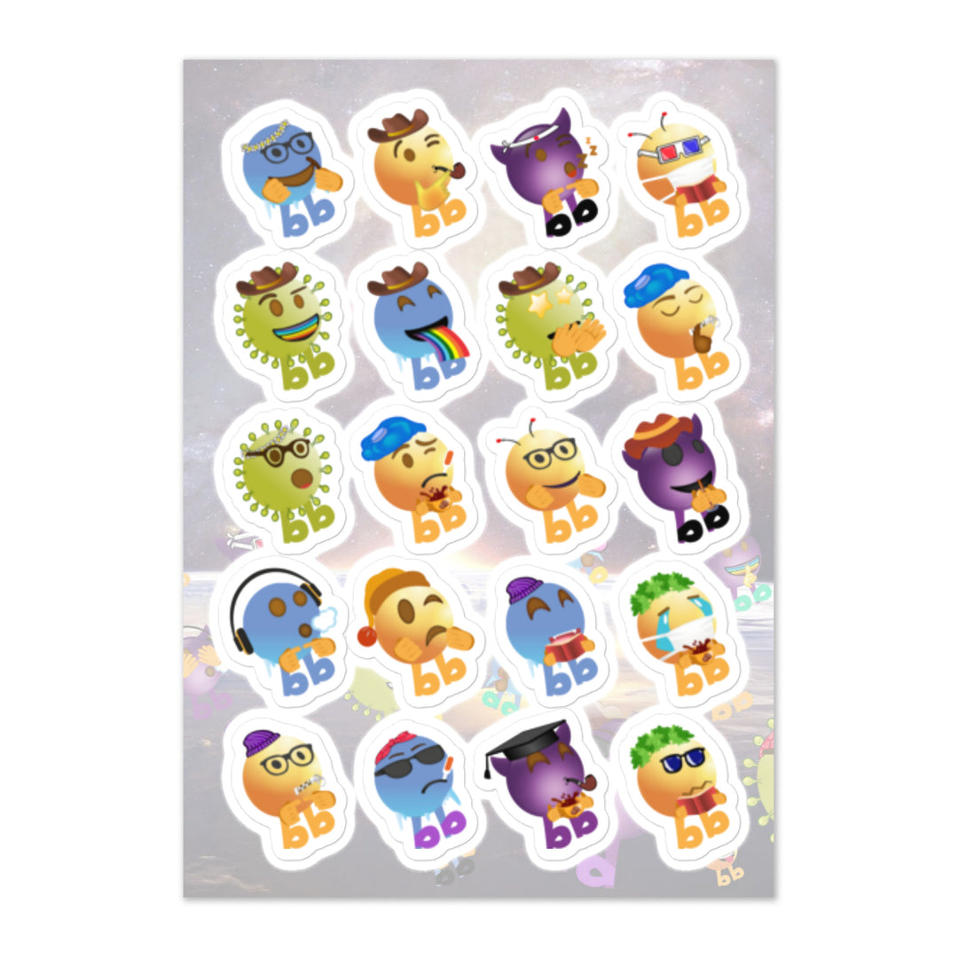 Megabb Buddy Stickers - Emojibb