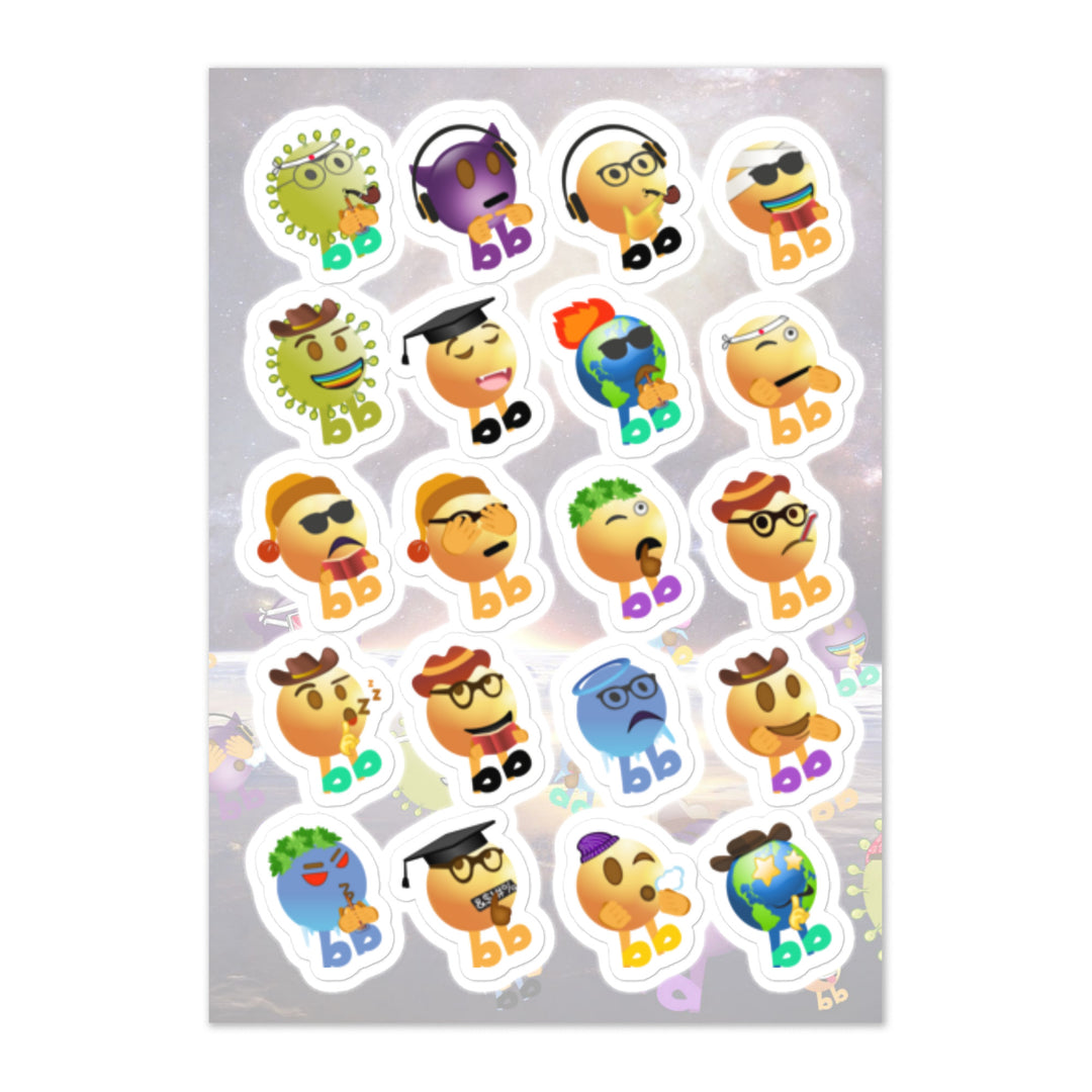 Megabb Buddy Stickers - Emojibb