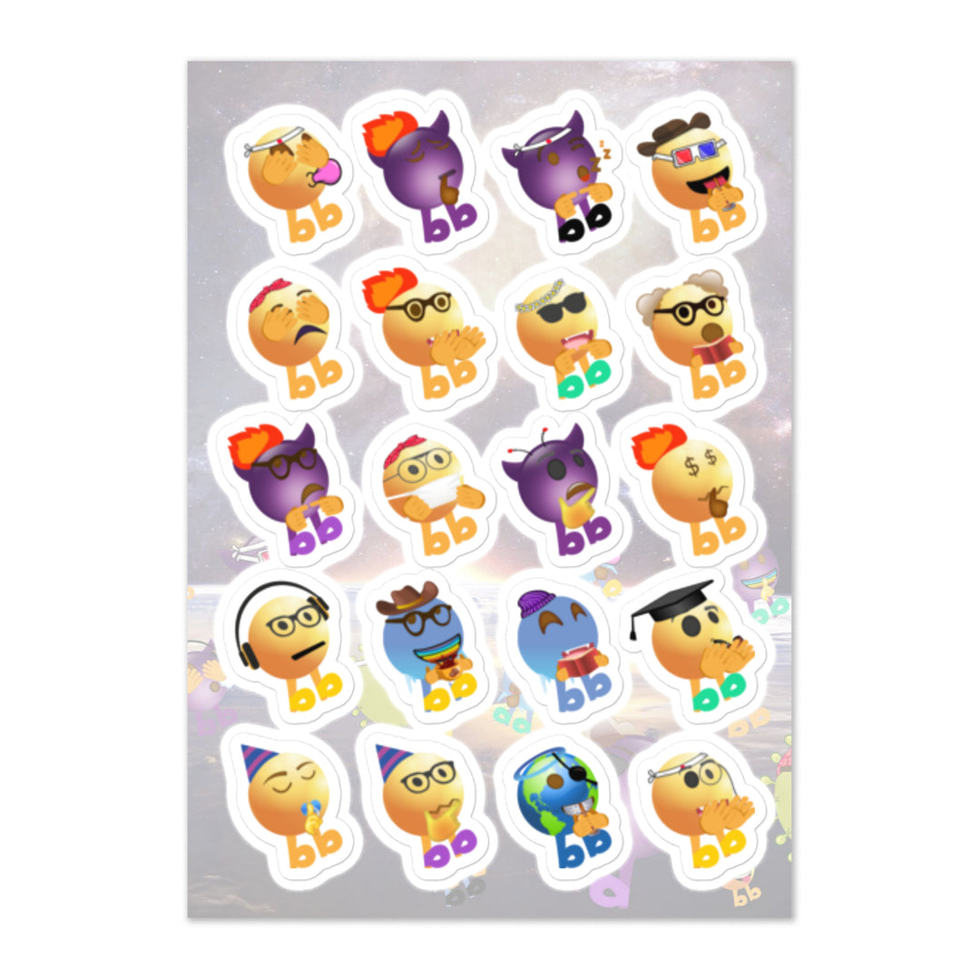 Megabb Buddy Stickers - Emojibb