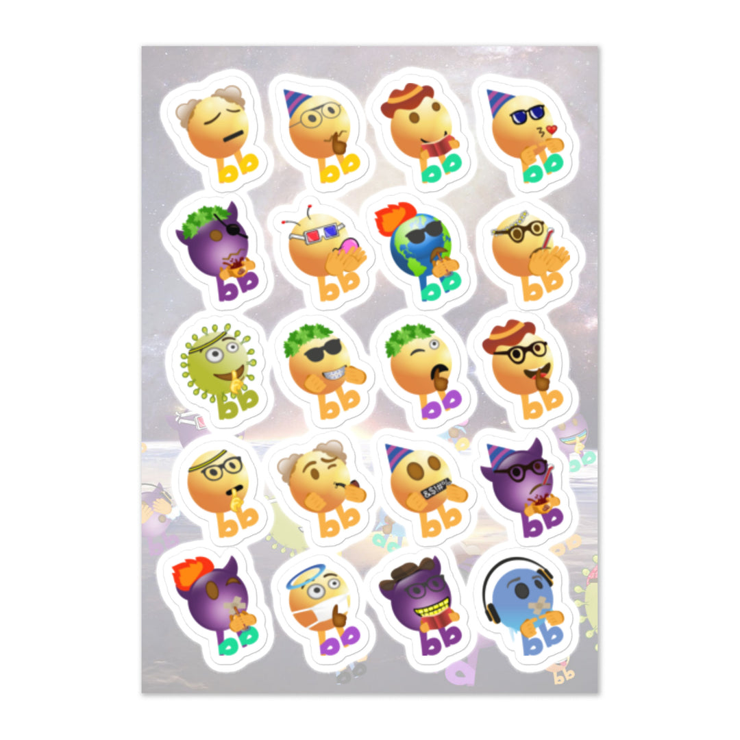 Megabb Buddy Stickers - Emojibb