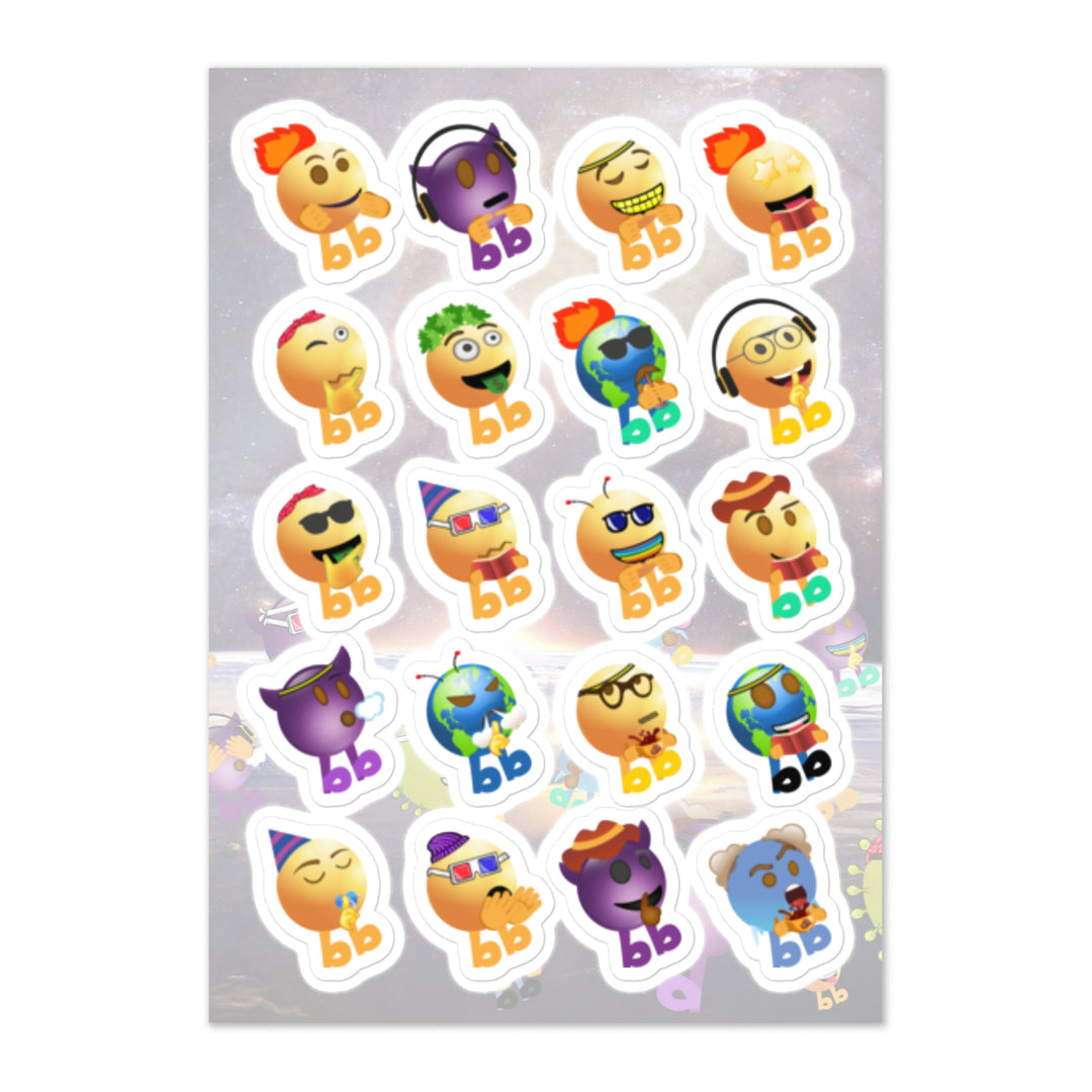 Megabb Buddy Stickers - Emojibb