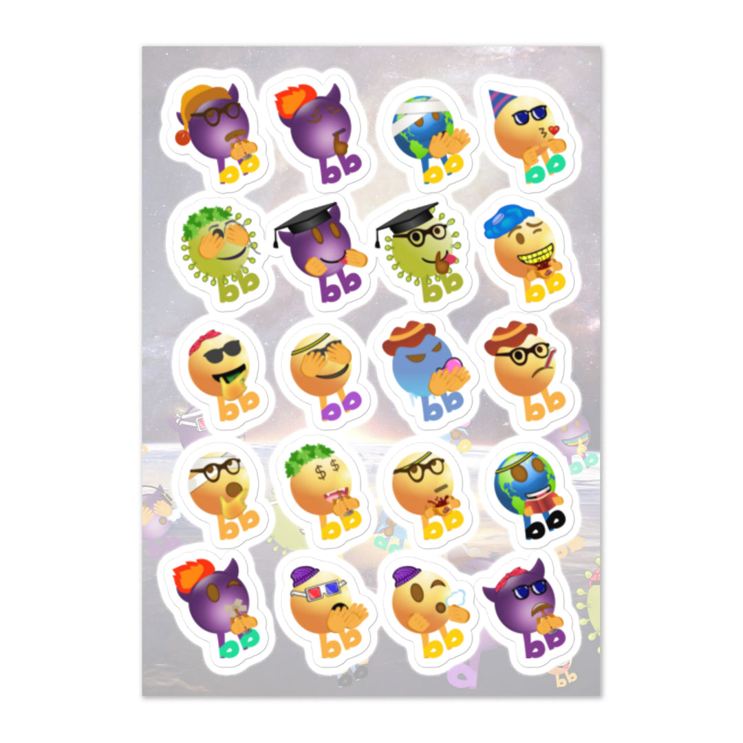 Megabb Buddy Stickers - Emojibb