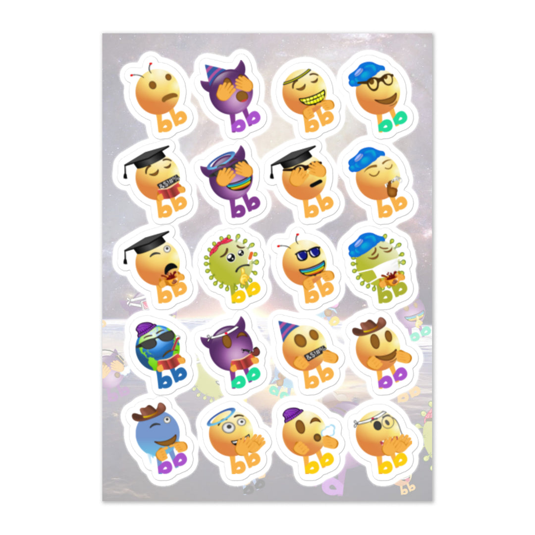 Megabb Buddy Stickers - Emojibb