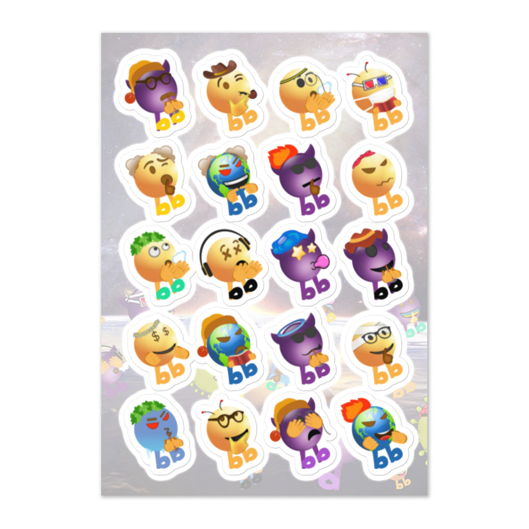 Megabb Buddy Stickers - Emojibb