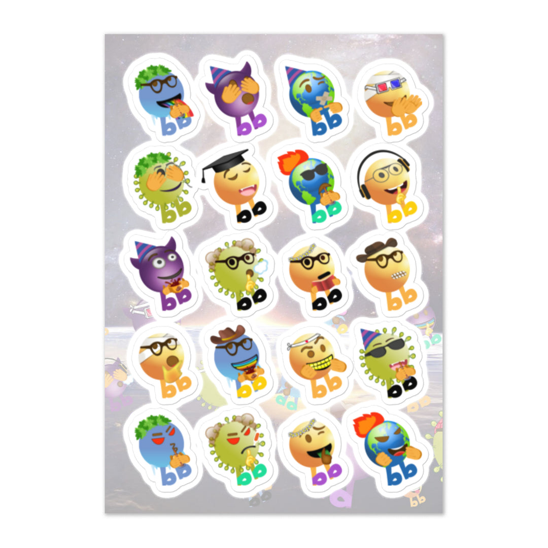 Megabb Buddy Stickers - Emojibb