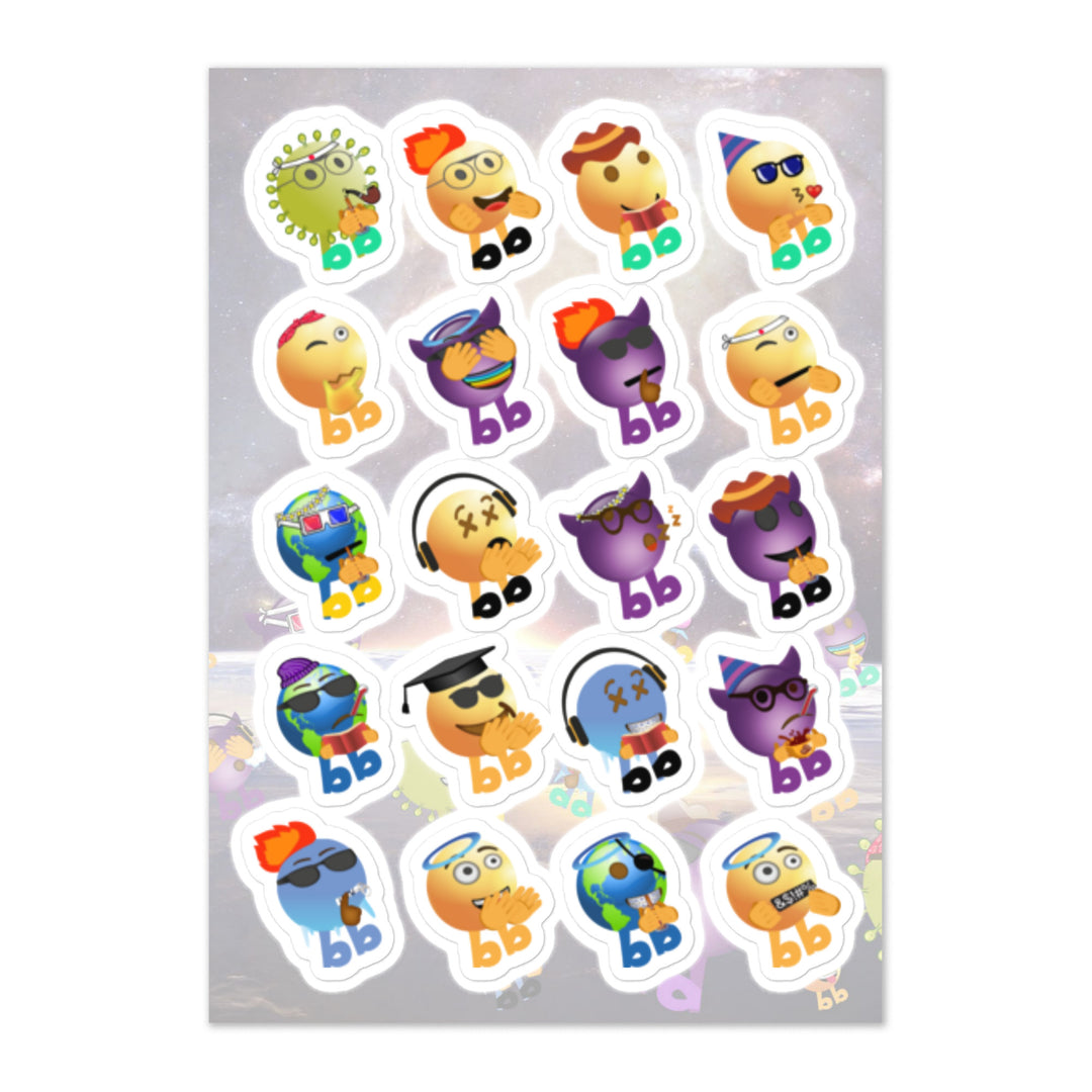 Megabb Buddy Stickers - Emojibb