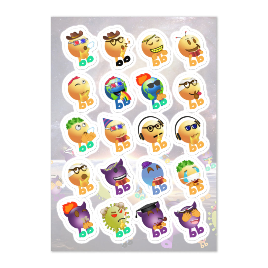 Megabb Buddy Stickers - Emojibb