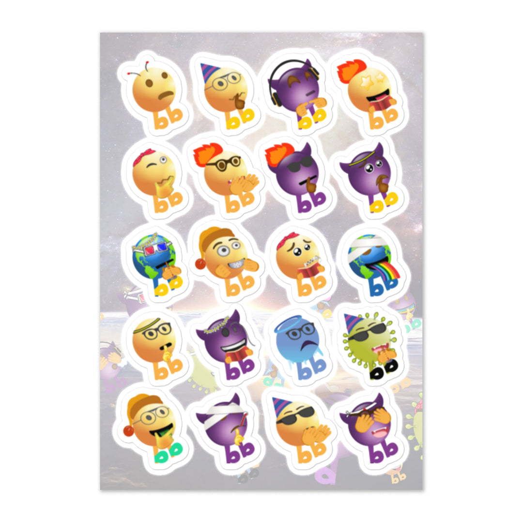 Megabb Buddy Stickers - Emojibb