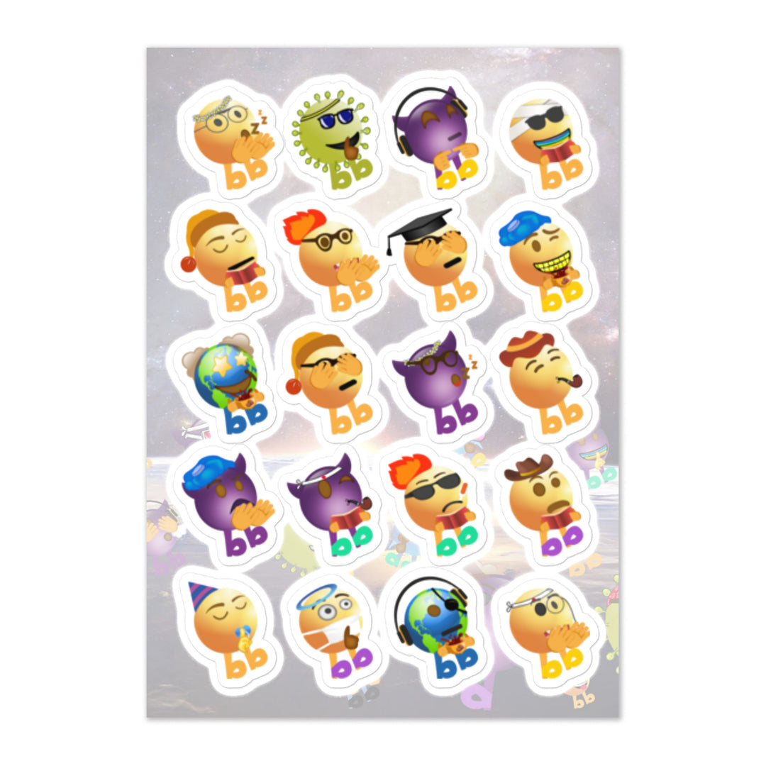 Megabb Buddy Stickers - Emojibb