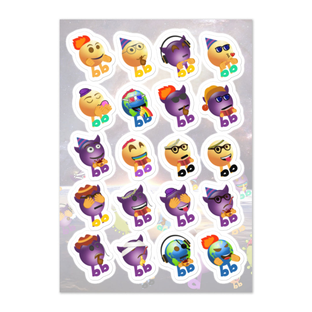 Megabb Buddy Stickers - Emojibb