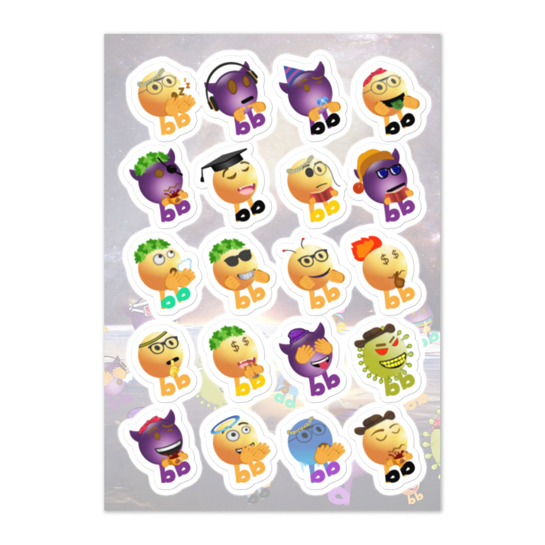 Megabb Buddy Stickers - Emojibb