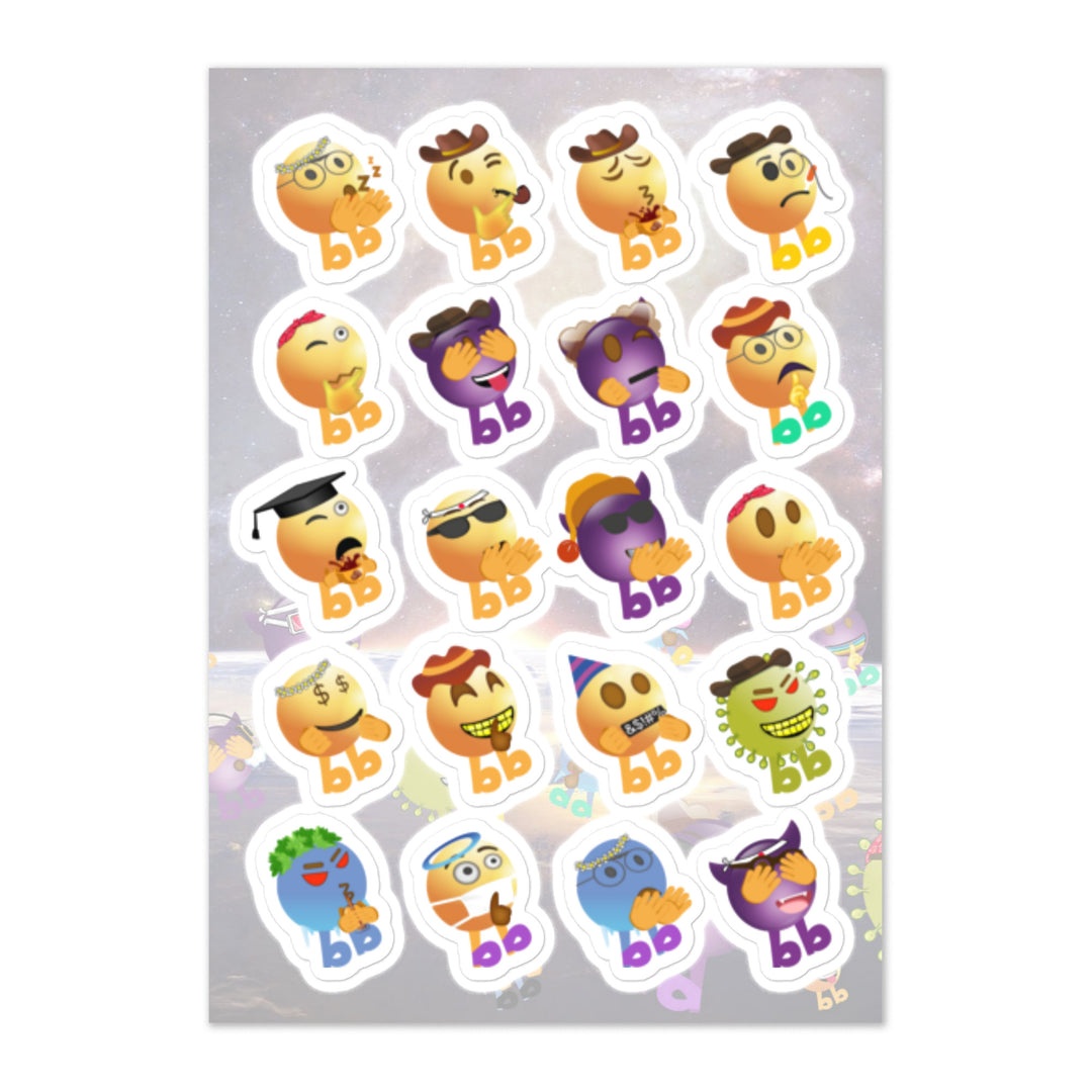 Megabb Buddy Stickers - Emojibb