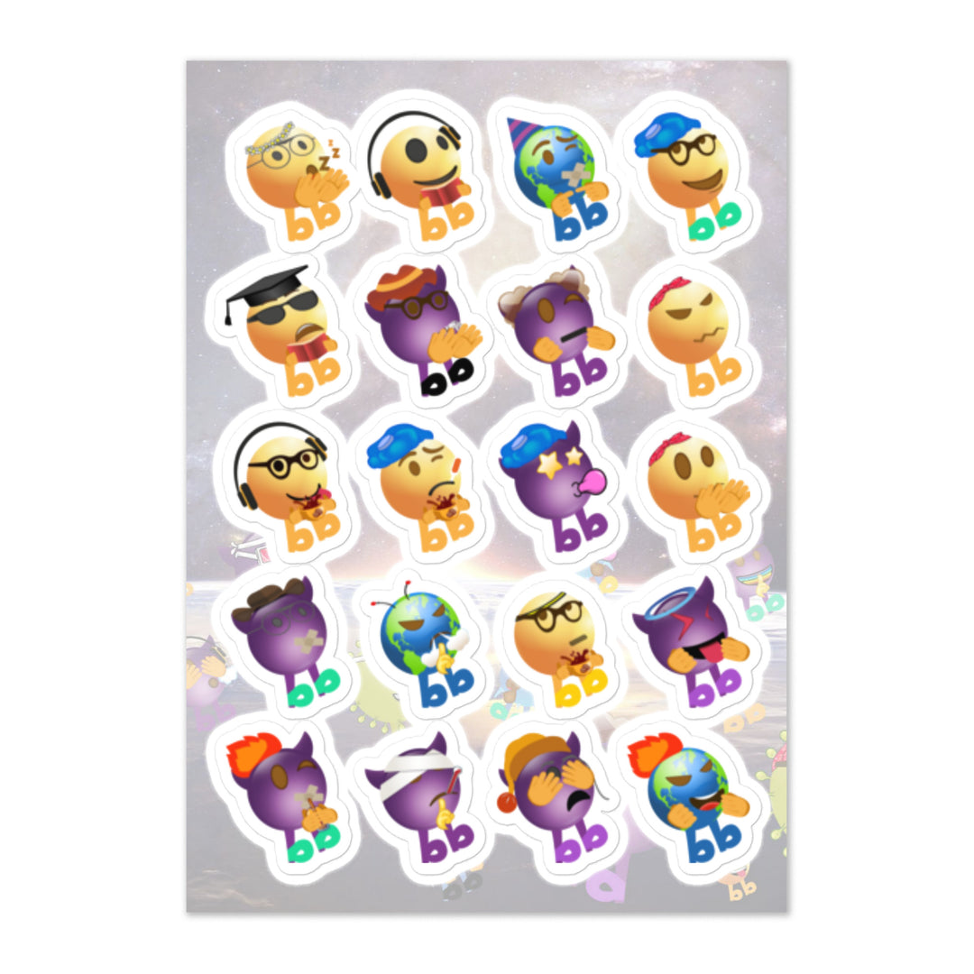 Megabb Buddy Stickers - Emojibb