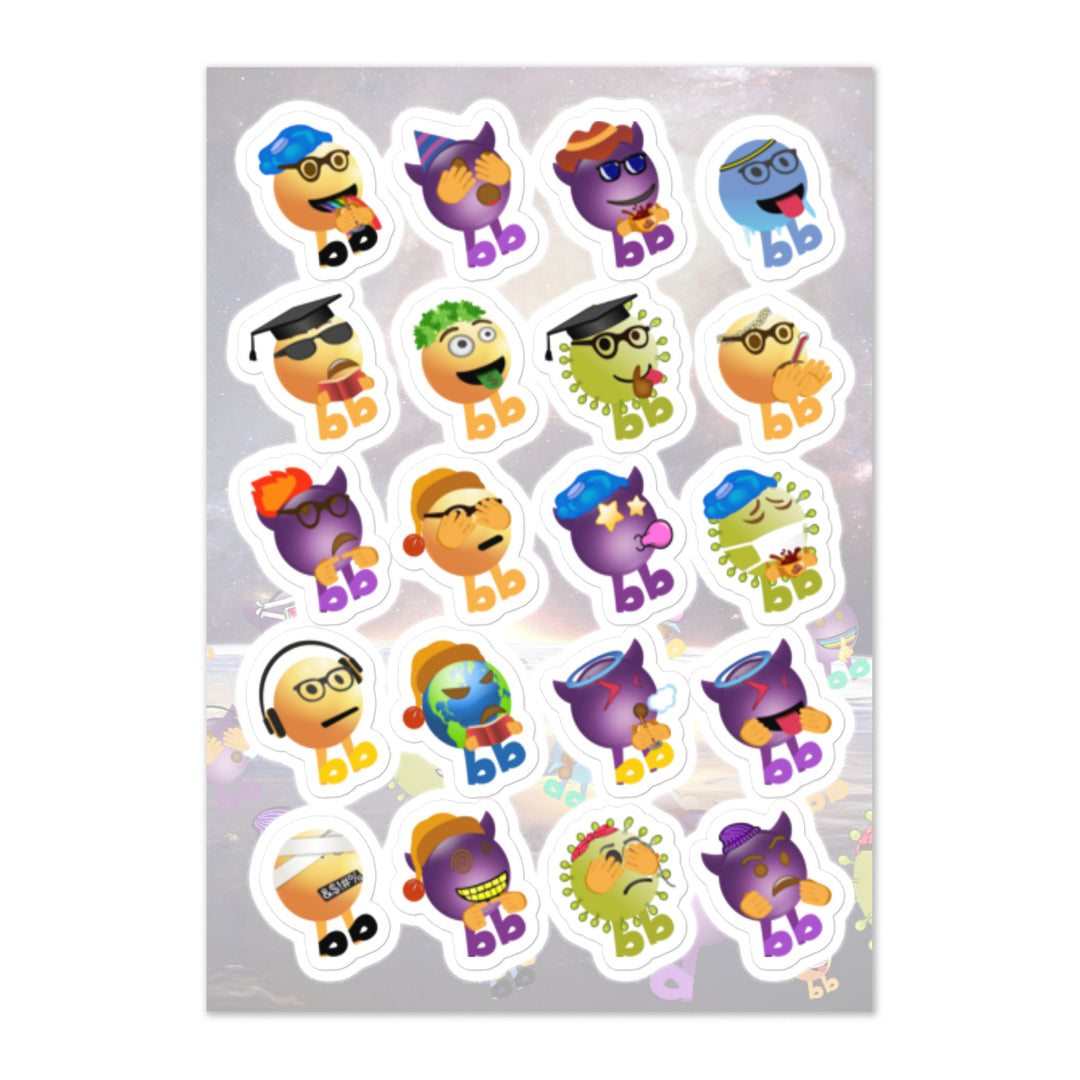 Megabb Buddy Stickers - Emojibb