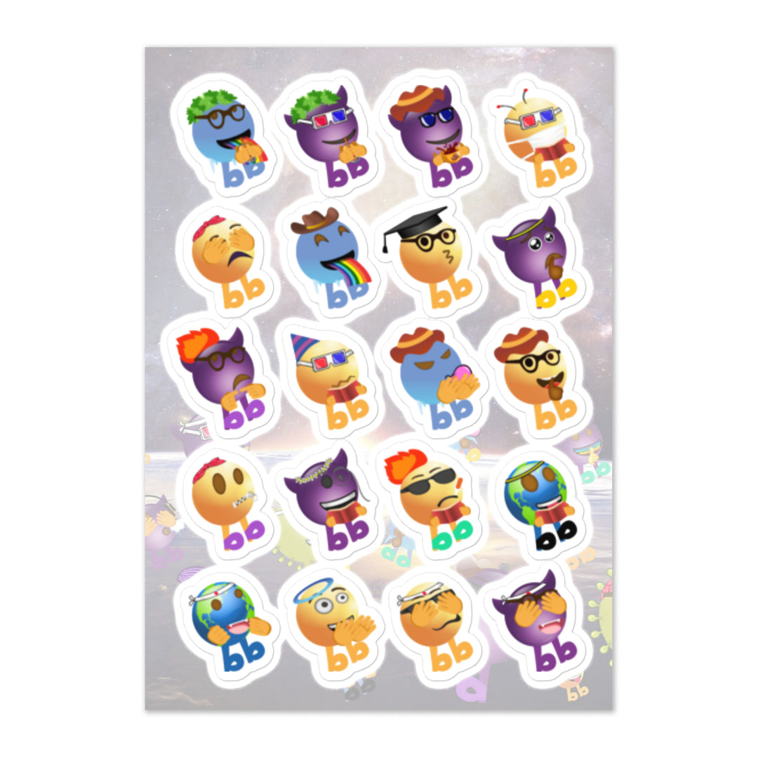 Megabb Buddy Stickers - Emojibb