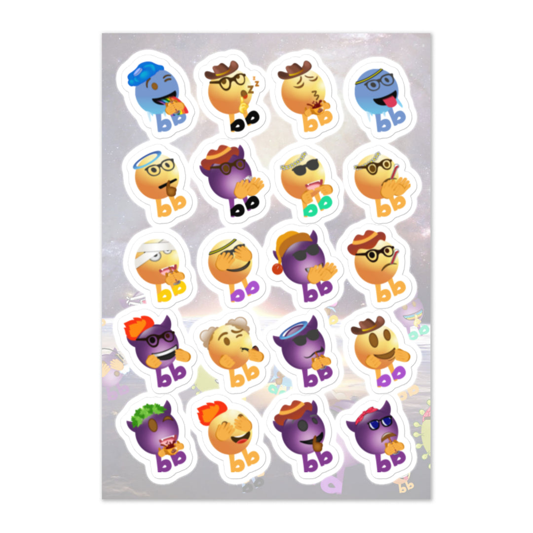 Megabb Buddy Stickers - Emojibb