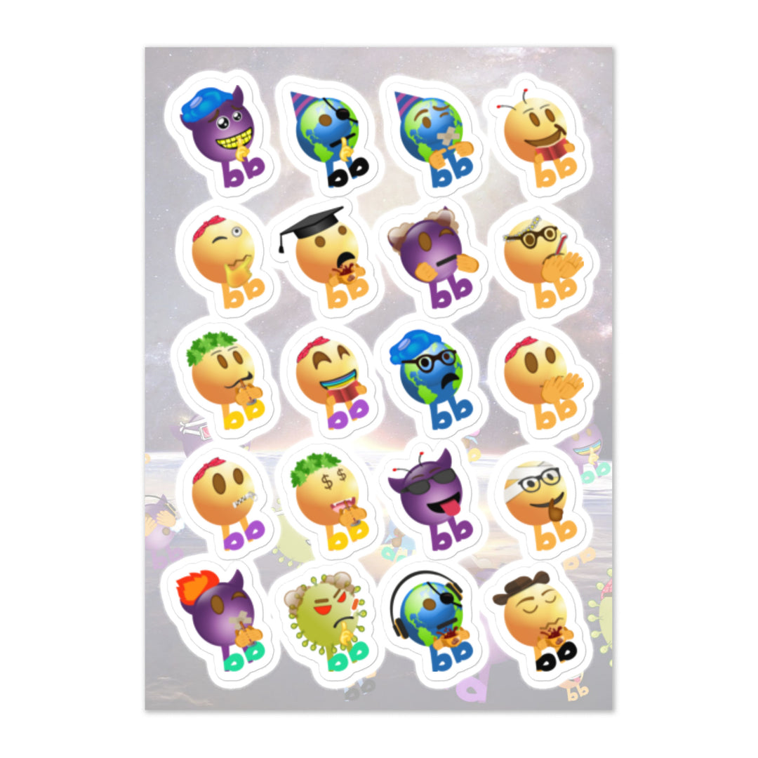 Megabb Buddy Stickers - Emojibb