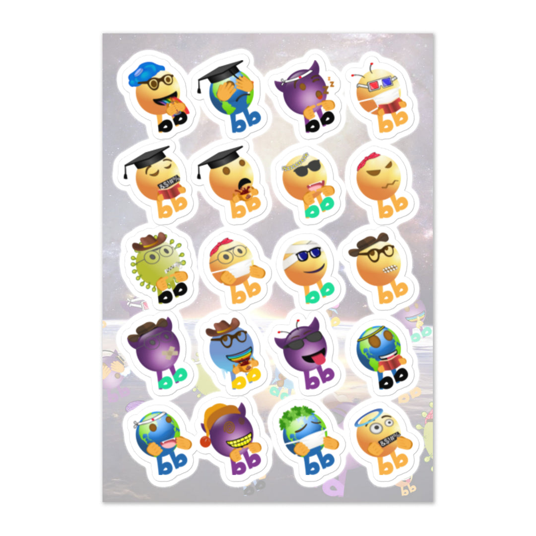 Megabb Buddy Stickers - Emojibb